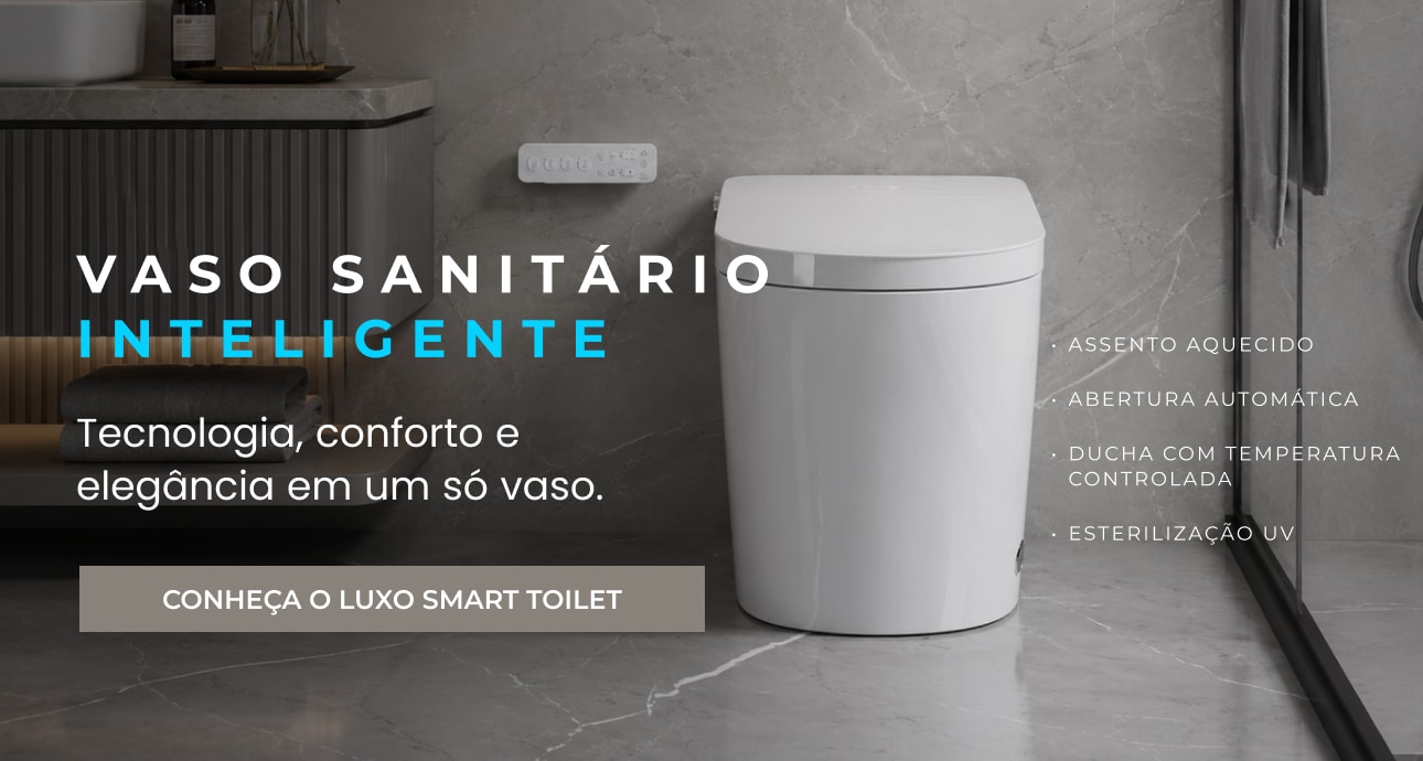 Banner vaso sanitário inteligente